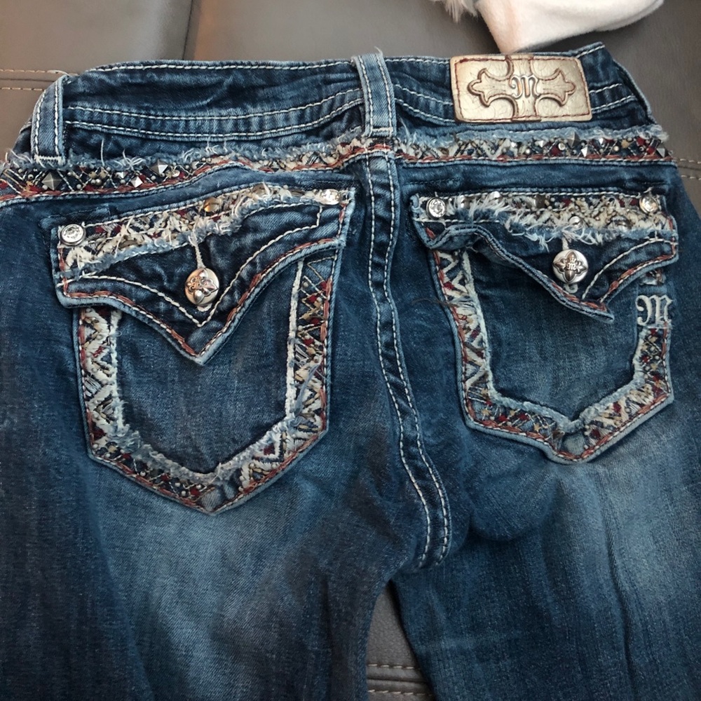MISS ME SIZE 26 STRAIGHT LEG JEANS